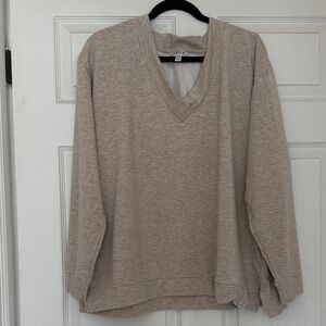 Orvis Light Brown Women’s Long Sleeve Fleece Sweater XXL